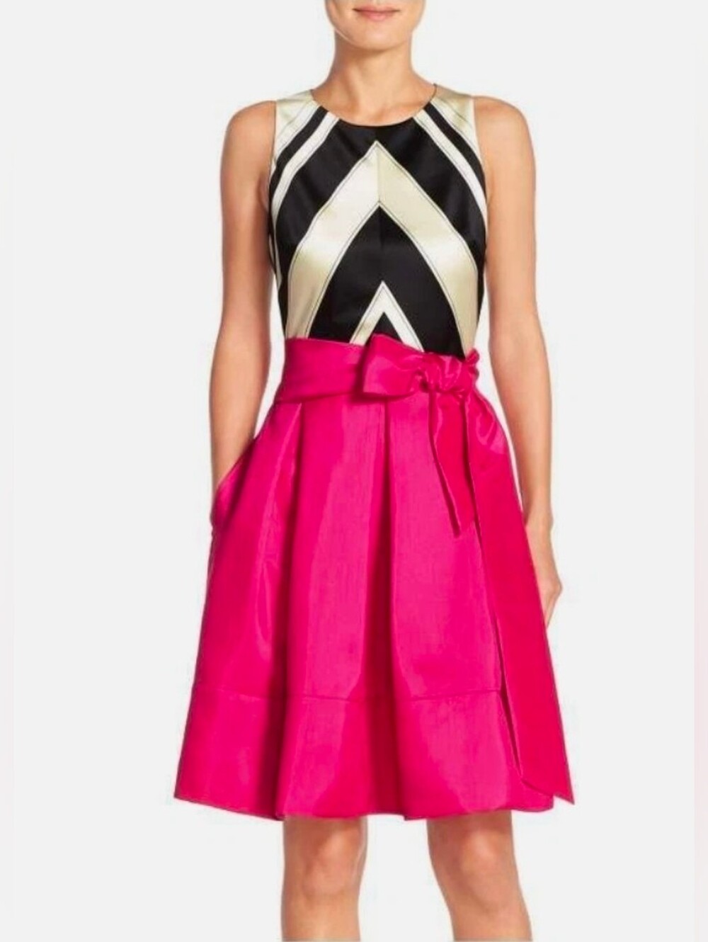 Eliza J,  Fit & Flare Dress, Size 4 - Picture 2 of 6